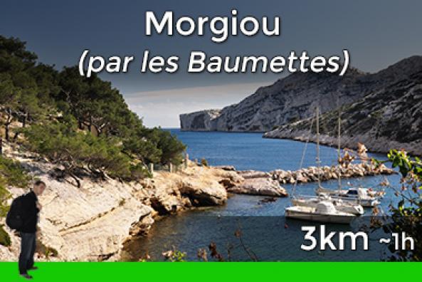 Way to go to Morgiou from Les Baumettes