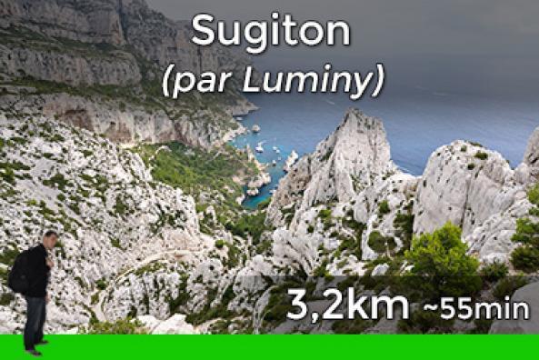 Way to go to the calanque of Sugiton from Luminy