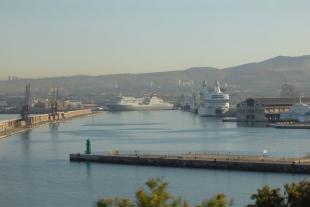 Port de commerce de la ville de Marseille
