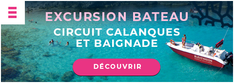 Visite des calanques en bateau avec Bleu Evasion